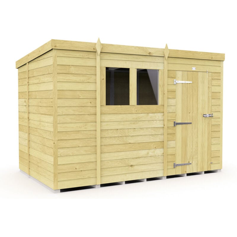 11 x 6 Pent Shed