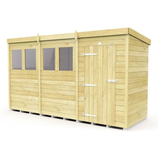 12 x 4 Pent Shed