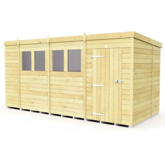 14 x 6 Pent Shed