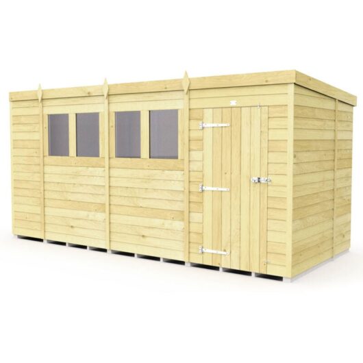14 x 7 Pent Shed