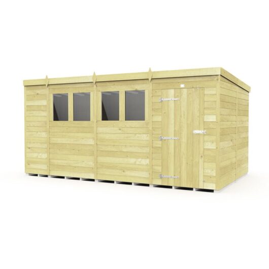 15 x 8 Pent Shed
