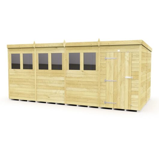 16 x 8 Pent Shed