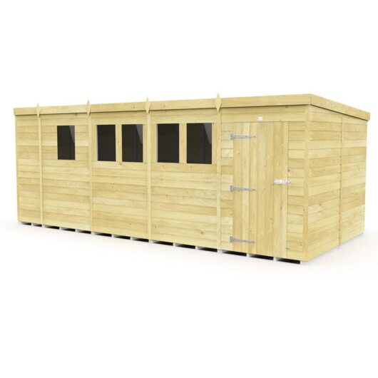 17 x 8 Pent Shed