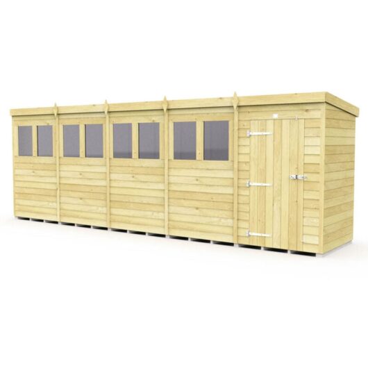 20 x 4 Pent Shed