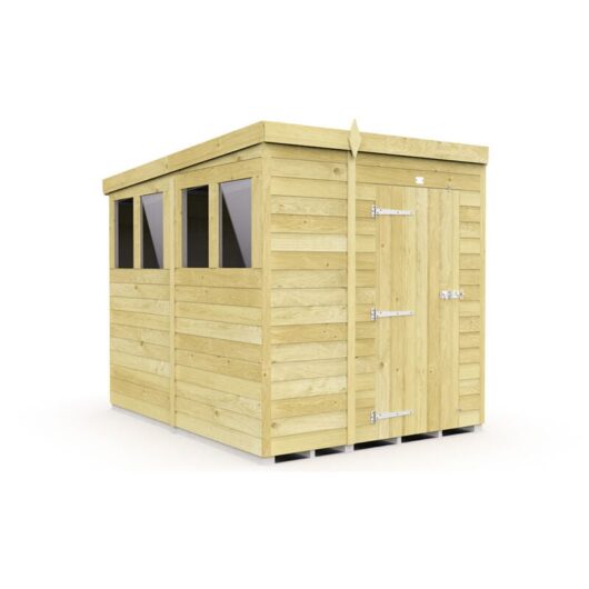 6 x 8 Pent Shed