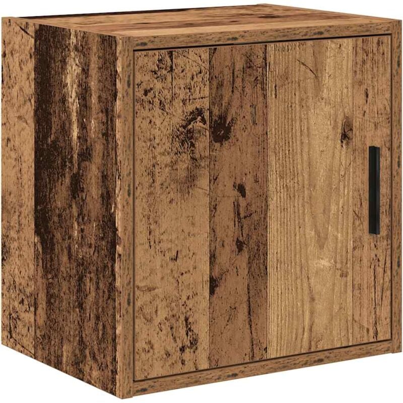 Garage Wall Cabinet Old Wood Engineered Wood vidaXL