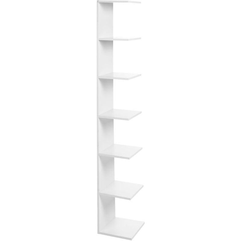 Wall Bookshelf ESTON 190 cm White