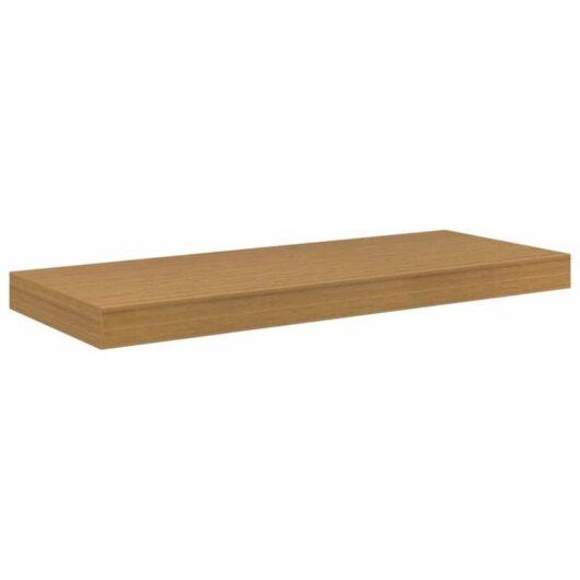 Wall Shelf Wall-mounted Beige 60 x 23 x 4 cm Engineered Wood vidaXL