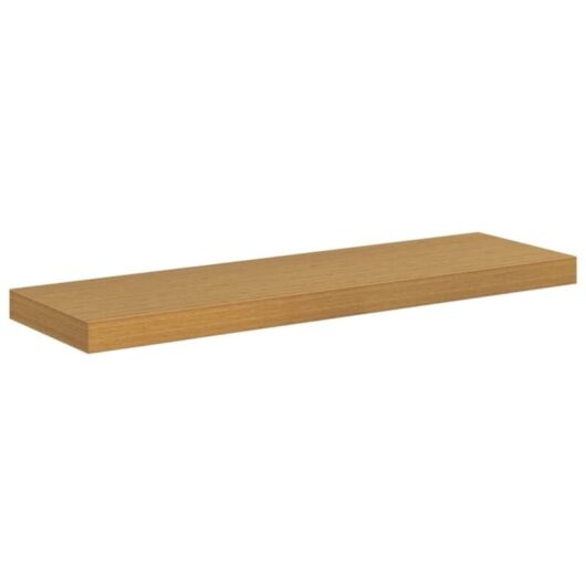 Wall Shelf Wall-mounted Beige 80 x 23.5 x 4 cm Engineered Wood vidaXL