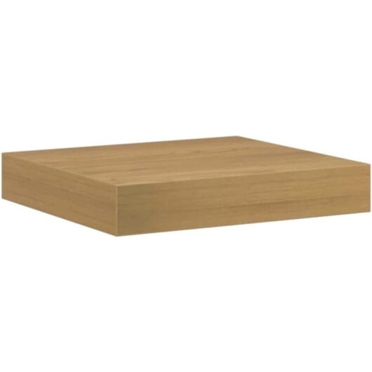 Wall Shelf Wall-mounted Brown 23 x 23.5 x 4 cm Engineered Wood vidaXL