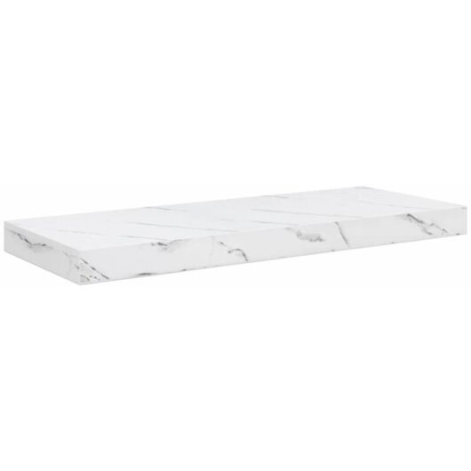 Wall Shelf White Marble 60 x 23 x 4 cm Engineered Wood vidaXL