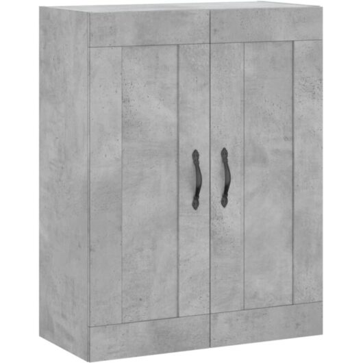 Vidaxl - Wall Mounted Cabinet Concrete Grey 69.5x34x90 cm Engineered Wood