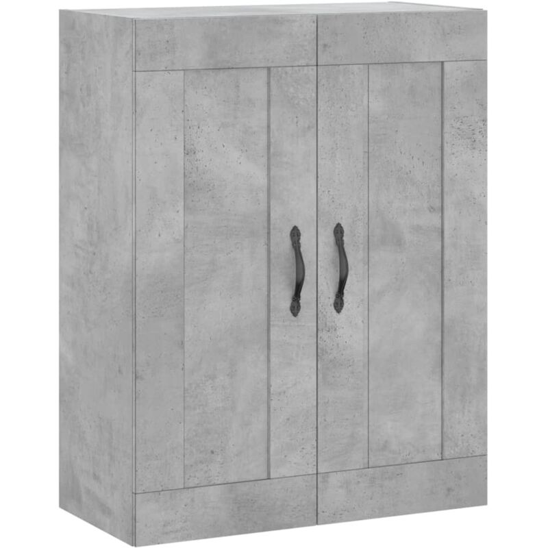 Vidaxl - Wall Mounted Cabinet Concrete Grey 69.5x34x90 cm Engineered Wood