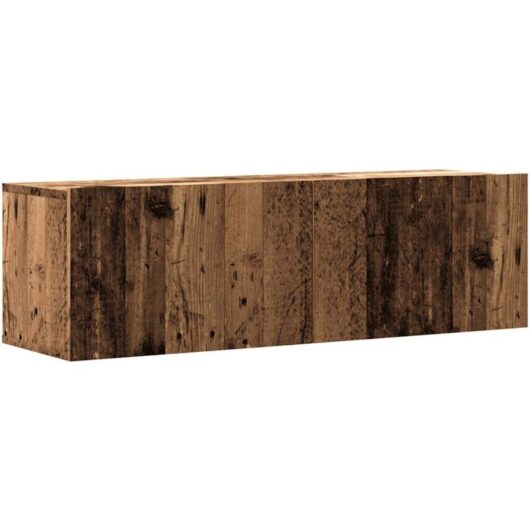 Vidaxl - Wall Mounted tv Cabinet Old Wood 100x30x30 cm Engineered Wood