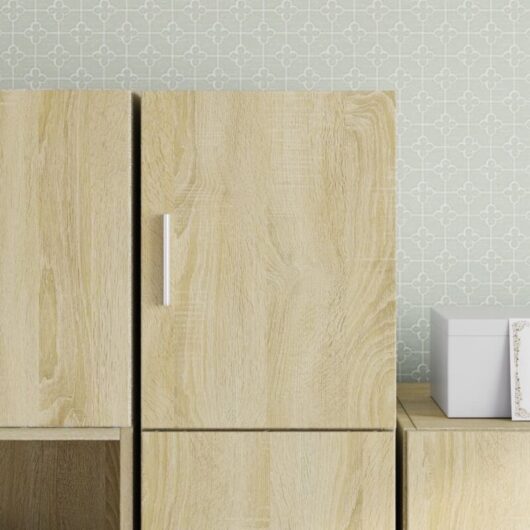 Wall Cabinet Sonoma Oak 30x42.5x40 cm Engineered Wood Vidaxl