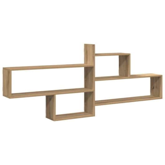 Wall Shelf Artisian Oak 167.5x18x68 cm Engineered Wood Vidaxl