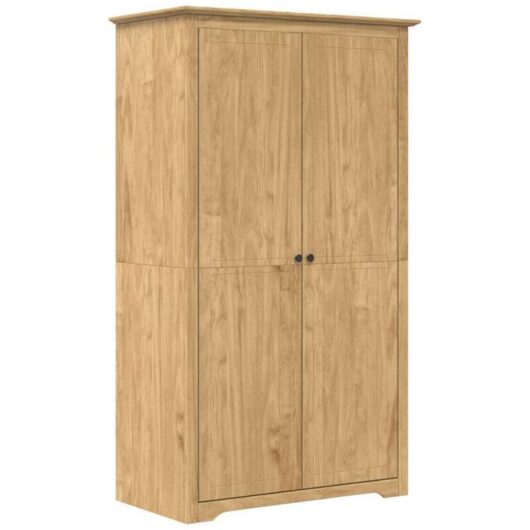 Wardrobe BODO Honey Brown 53.5 x 99 x 173 cm Engineered Wood vidaXL