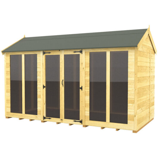 12 x 5 Apex Summer House (Full Height Window)