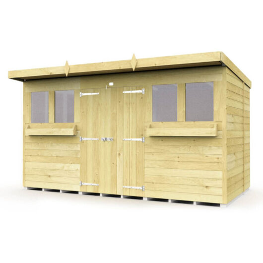 12 x 7 Summer Pent Shed