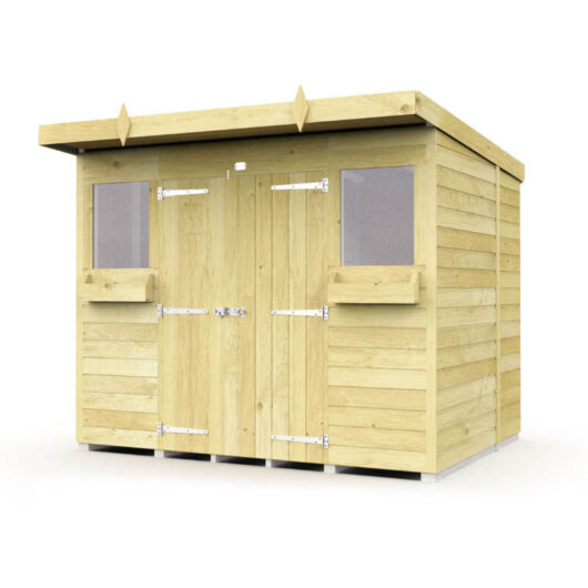 8 x 8 Pent Summer Shed