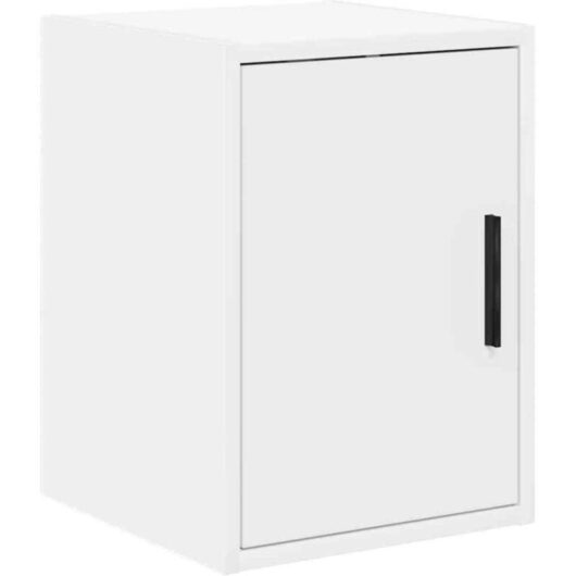 Garage Wall Cabinet White Engineered Wood vidaXL