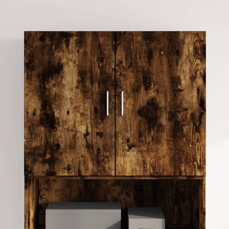 Vidaxl - Wall Cabinet Smoked Oak 80x42.5x64 cm Engineered Wood