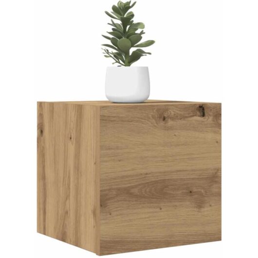 Vidaxl - Wall Mounted tv Cabinet 2 pcs Artisan Oak 30.5x30x30 cm