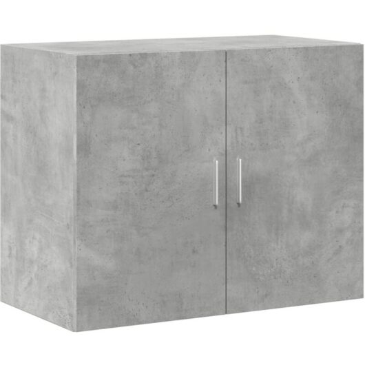 Wall Cabinet Concrete Grey 80x42.5x64 cm Engineered Wood vidaXL