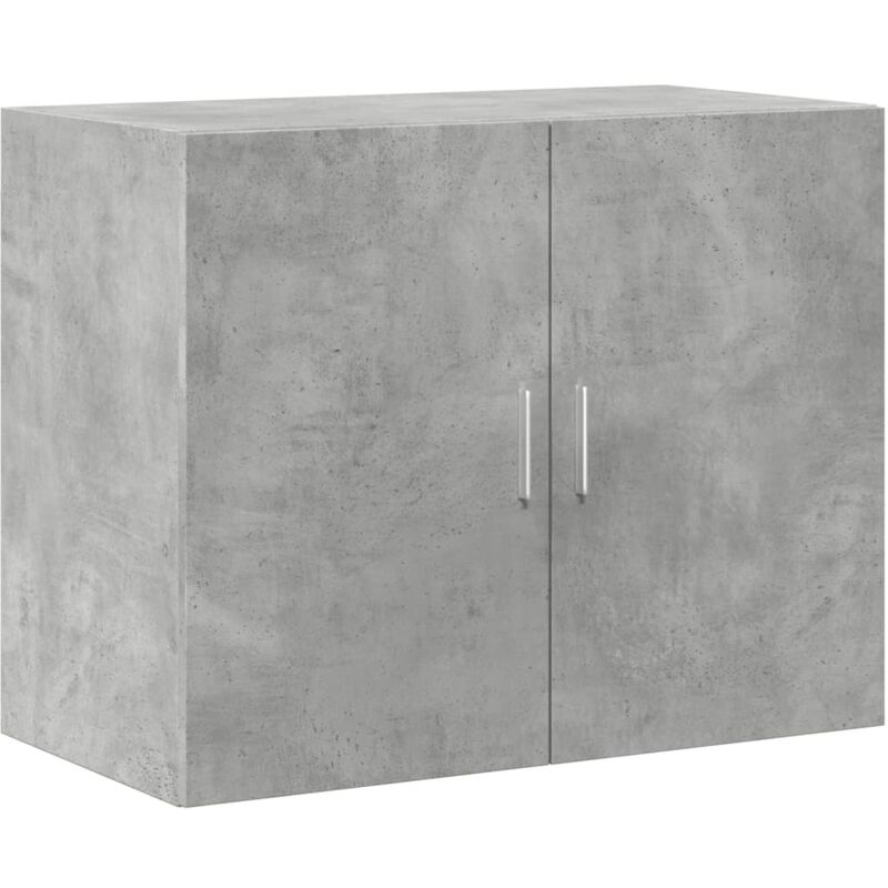 Wall Cabinet Concrete Grey 80x42.5x64 cm Engineered Wood vidaXL