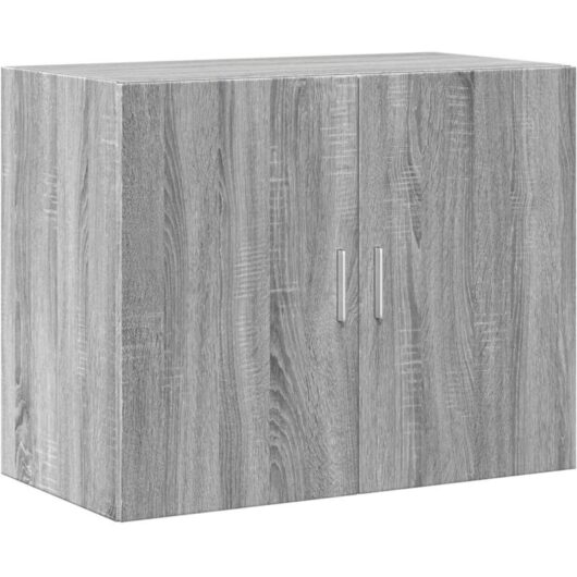 Wall Cabinet Grey Sonoma 80x42.5x64 cm Engineered Wood vidaXL