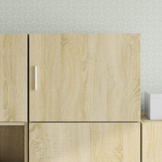 Wall Cabinet Sonoma Oak 50x42.5x40 cm Engineered Wood Vidaxl