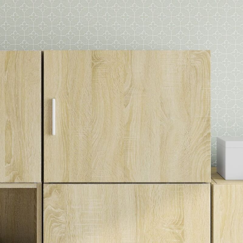 Wall Cabinet Sonoma Oak 50x42.5x40 cm Engineered Wood Vidaxl