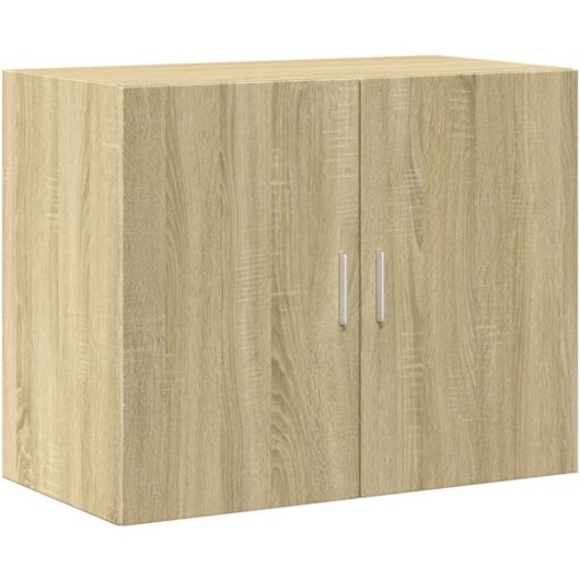 Wall Cabinet Sonoma Oak 80x42.5x64 cm Engineered Wood vidaXL