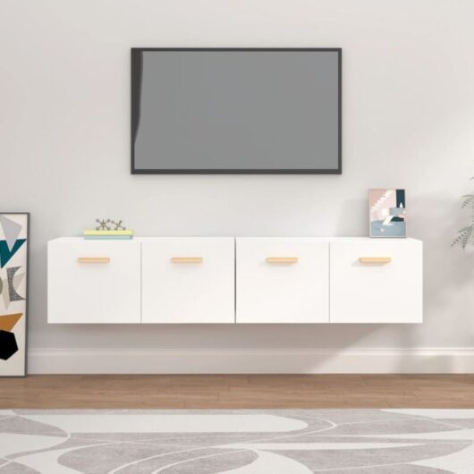 Wall Cabinets 2 pcs White 80x35x36.5 cm Engineered Wood vidaXL