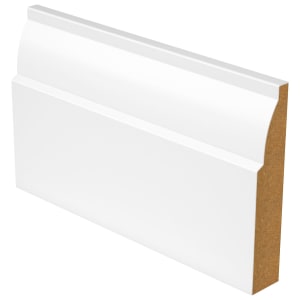 Wickes Ovolo White Skirting - 18 x 144 x 4200mm