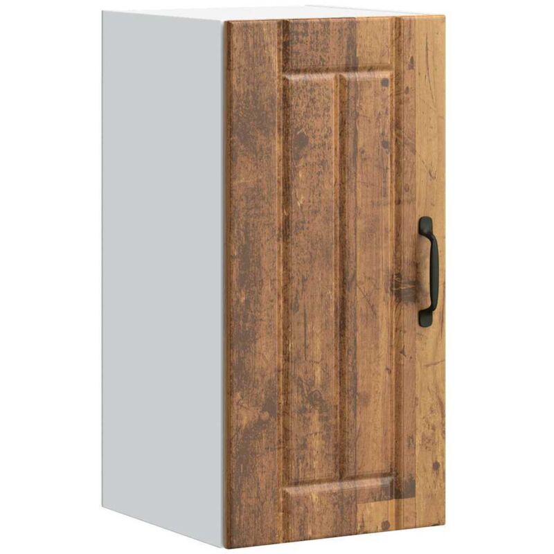 Kitchen Wall Cabinet Lucca Old Wood Engineered Wood Vidaxl