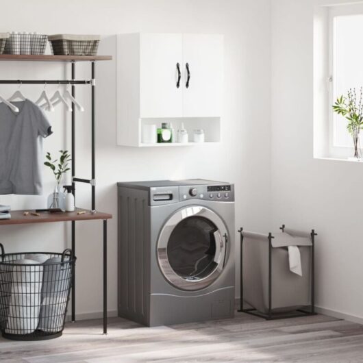 Wall Cabinet White 60x31x70 cm Engineered Wood Vidaxl