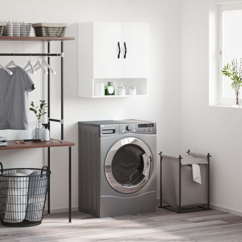 Wall Cabinet White 60x31x70 cm Engineered Wood Vidaxl