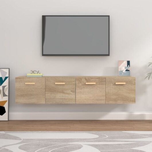 Wall Cabinets 2 pcs Sonoma Oak 80x35x36.5 cm Engineered Wood vidaXL