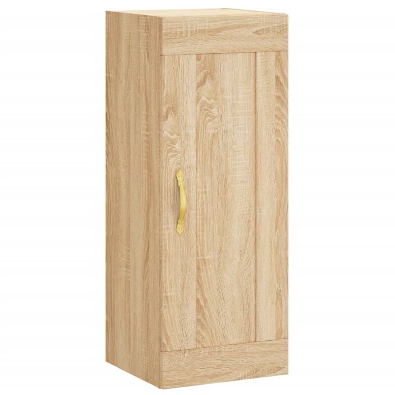 Wall Mounted Cabinet Sonoma Oak 34.5x34x90 cm Engineered Wood vidaXL