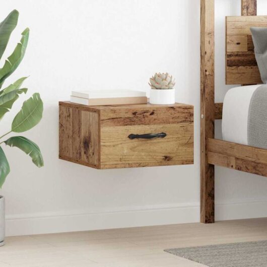 Bedside Cabinet Old wood 35 x 35 x 20 cm Engineered wood vidaXL