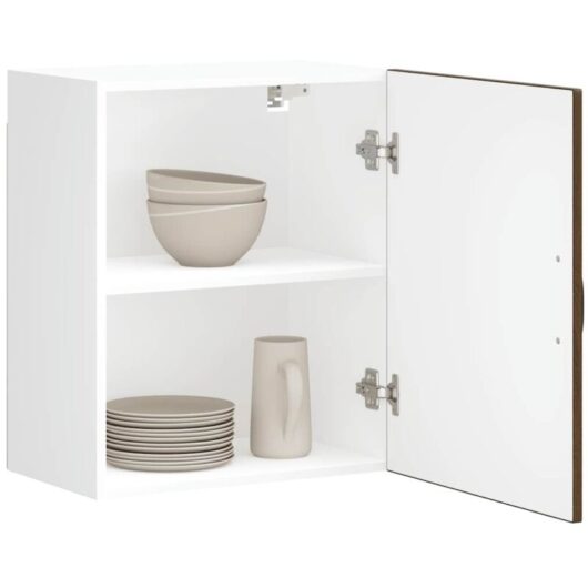 Kitchen Wall Cabinet Lucca Brown Oak Engineered Wood Vidaxl