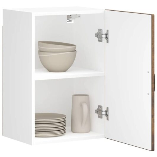 Kitchen Wall Cabinet Lucca Smoked Oak Engineered Wood Vidaxl