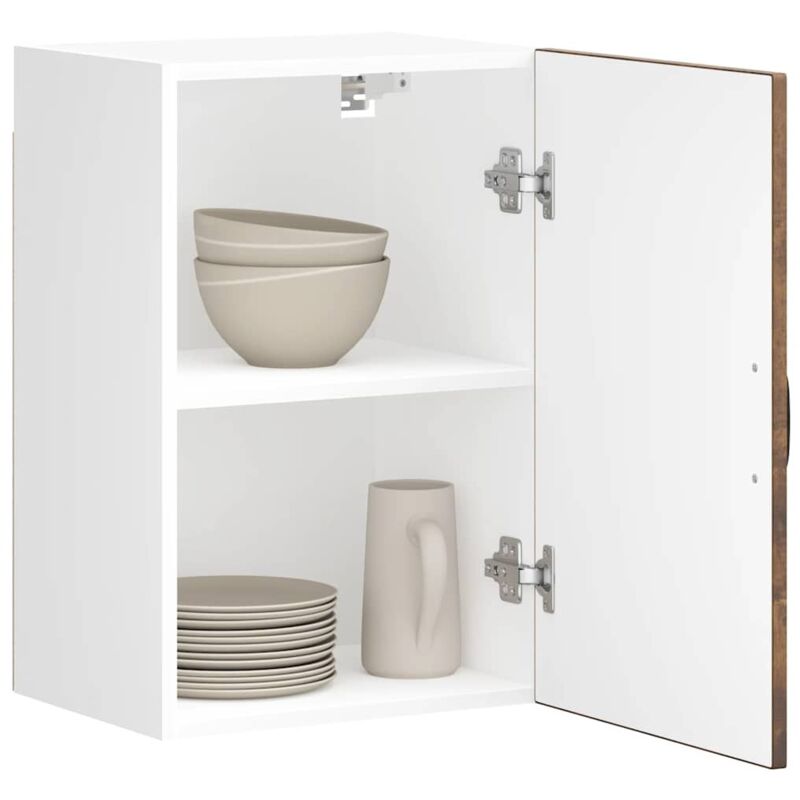 Kitchen Wall Cabinet Lucca Smoked Oak Engineered Wood Vidaxl