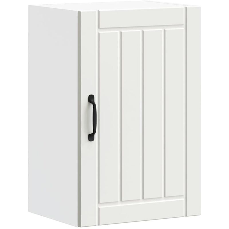Kitchen Wall Cabinet Lucca White Engineered Wood Vidaxl