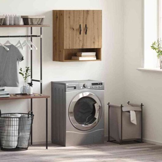 Wall Cabinet Artisan oak 60 x 31 x 70 cm Engineered wood Vidaxl
