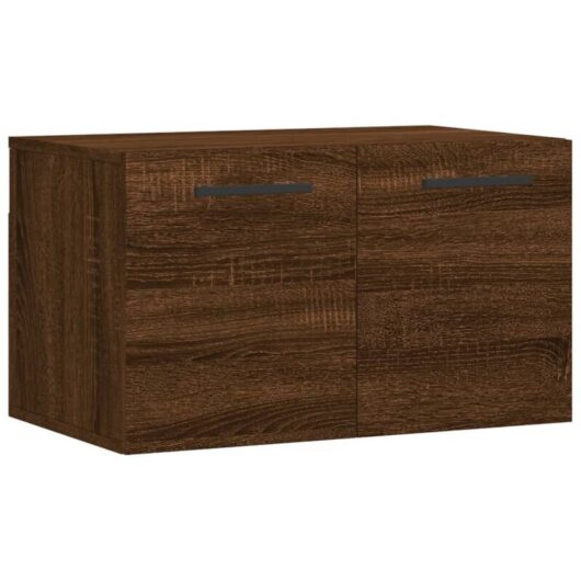 Wall Cabinet Brown Oak 60x36.5x35 cm Engineered Wood Vidaxl