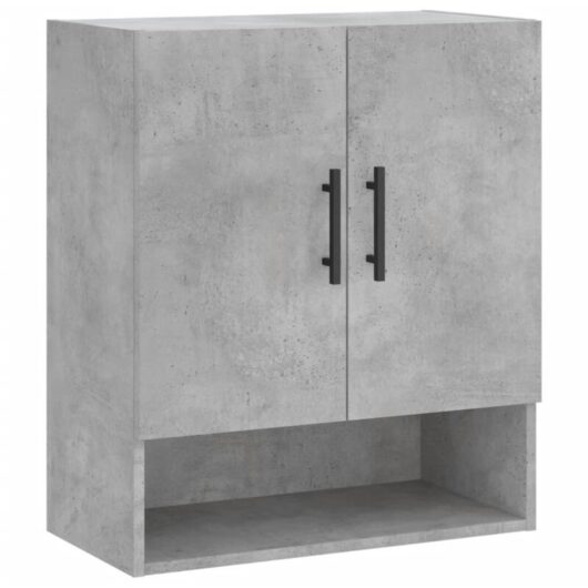 Wall Cabinet Concrete Grey 60x31x70 cm Engineered Wood Vidaxl