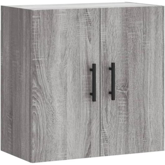 Wall Cabinet Grey Sonoma 60x31x60 cm Engineered Wood Vidaxl