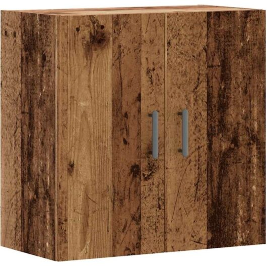 Wall Cabinet Old Wood 60x31x60 cm Engineered Wood Vidaxl